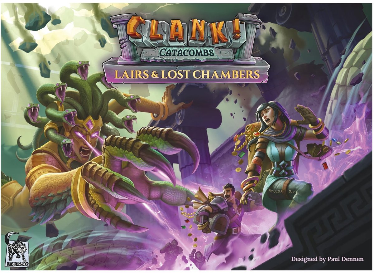 Clank!: Catacombs - Dungeon Crawler Kaartspel - 2-4 Spelers - Paars