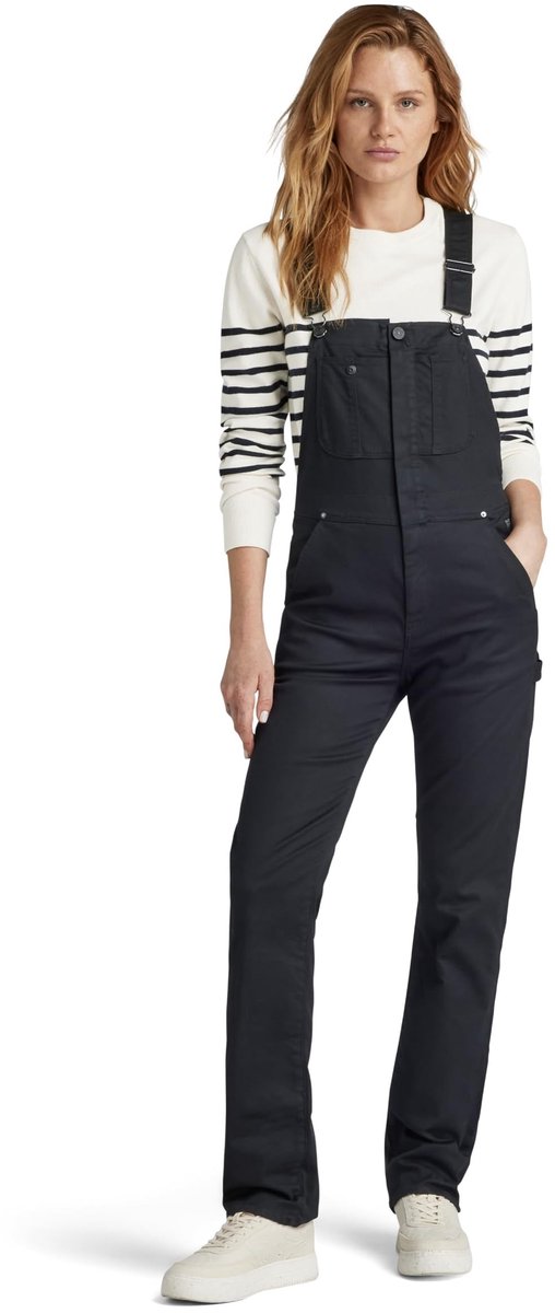 Dames Slim Jumpsuit - Zwart - L