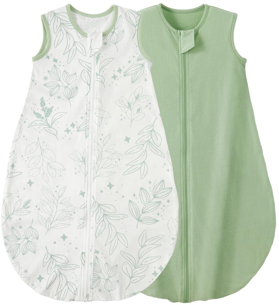 Baby Slaapzak Set van 2 - 100% Katoen voor Zomer, Unisex 6-18 maanden