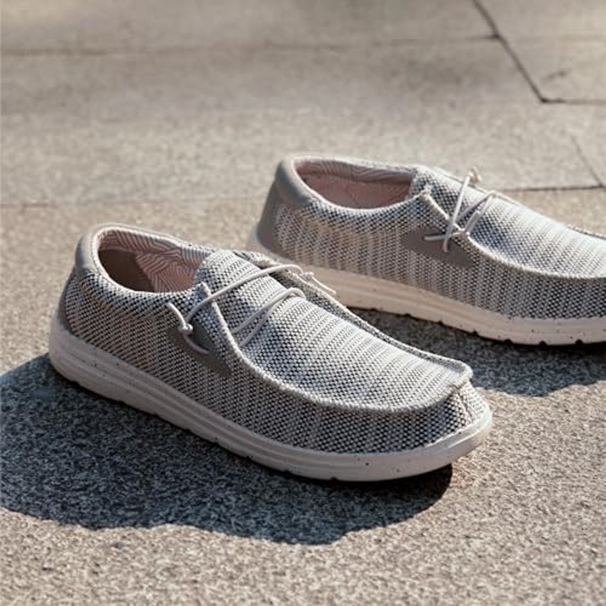 Casual slip-on schoenen voor heren - Ademend en lichtgewicht - Grijs