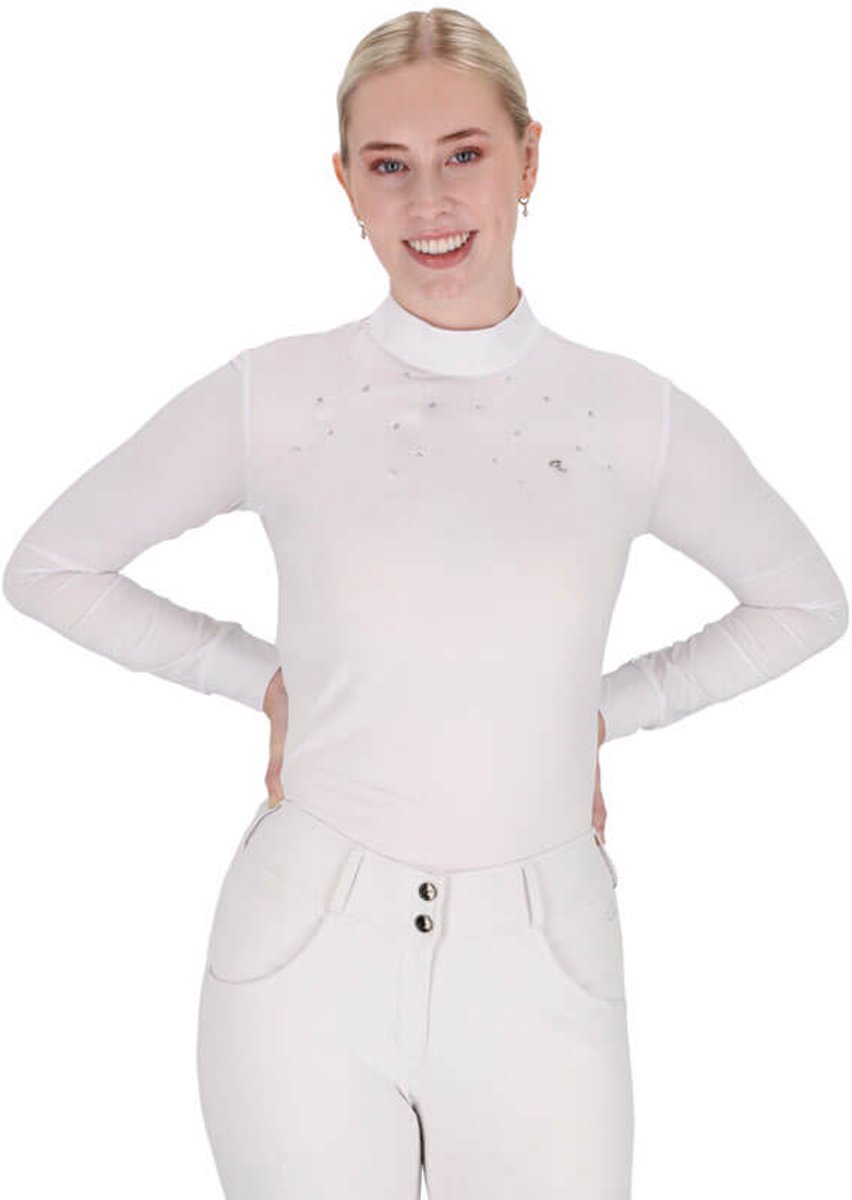 Wedstrijdshirt QHP Amilara Wit - 34