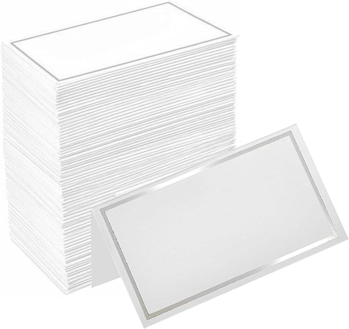100 Stuks Lege Tafelkaarten voor Bruiloften en Verjaardagen, Perfect voor Plaatsing en Decoratie