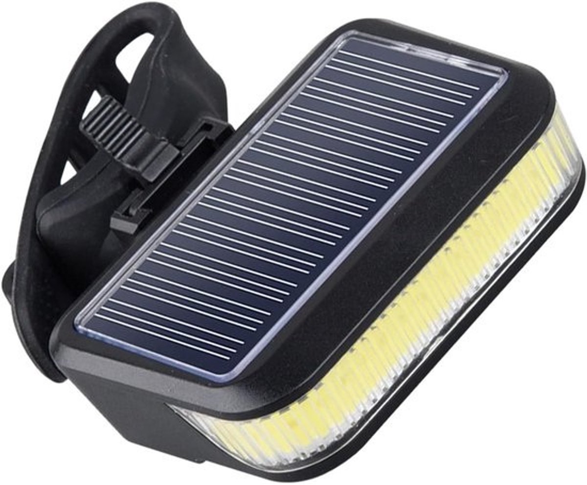 Fiets Achterlicht - Zonnefietslamp Dynamo - Veilig Fietsen - Automatische Lichtdetectie - 8.2 x 6.81 x 5.21 cm - Zwart