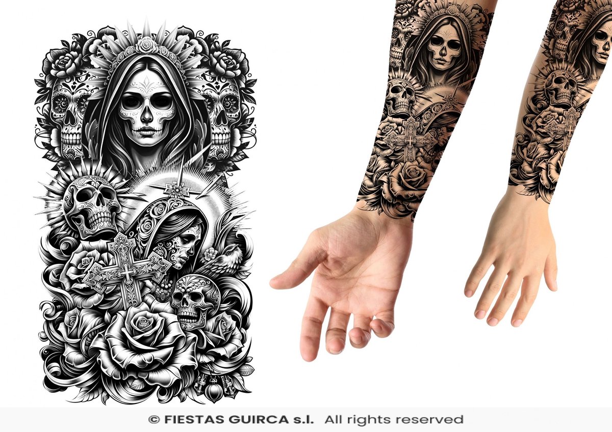 Neptattoo Dia Los Muertos