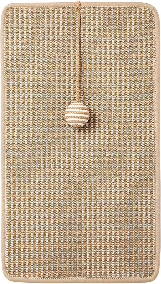 KZQ Kattenkrabplank van Sisal 30x60 cm met Speelbal