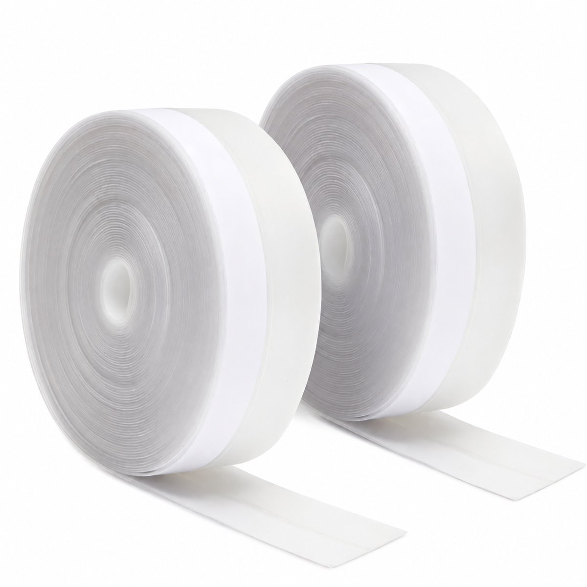 Consumerce® Tochtstrips voor Deuren - 2 Rollen van 5 Meter - Zelfklevende Tochtstrip Deur Onderkant - Transparante Deurstrip - Tochtband Deur - Tochtstrip Raam - Afdichtstrip - Isolatiestrip - 10 Meter Totaal - 2,5 cm