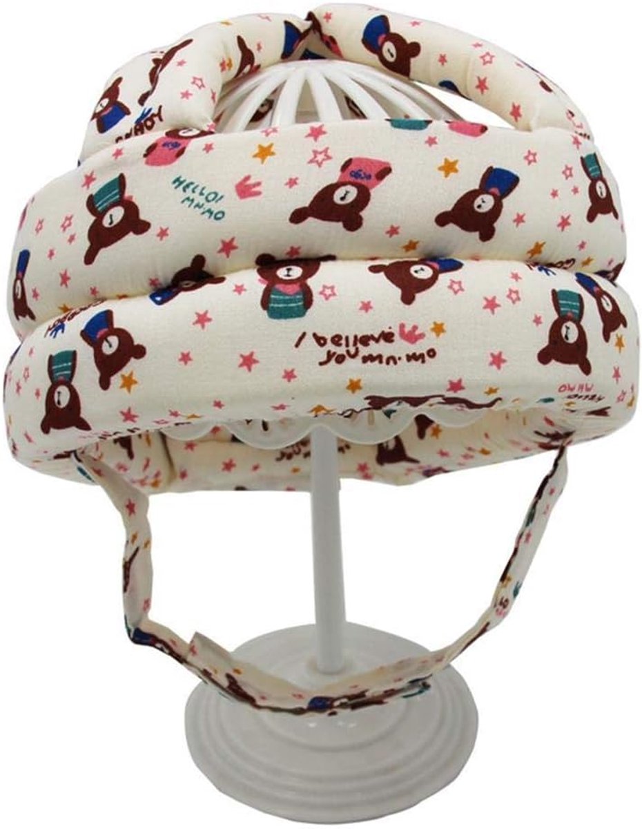 Veiligheidshelm,Verstelbare Baby Beschermende Cap Zachte Veiligheid Helm Baby Anti-Val Anti-Botsing Hoofd Hoed voor Peuters