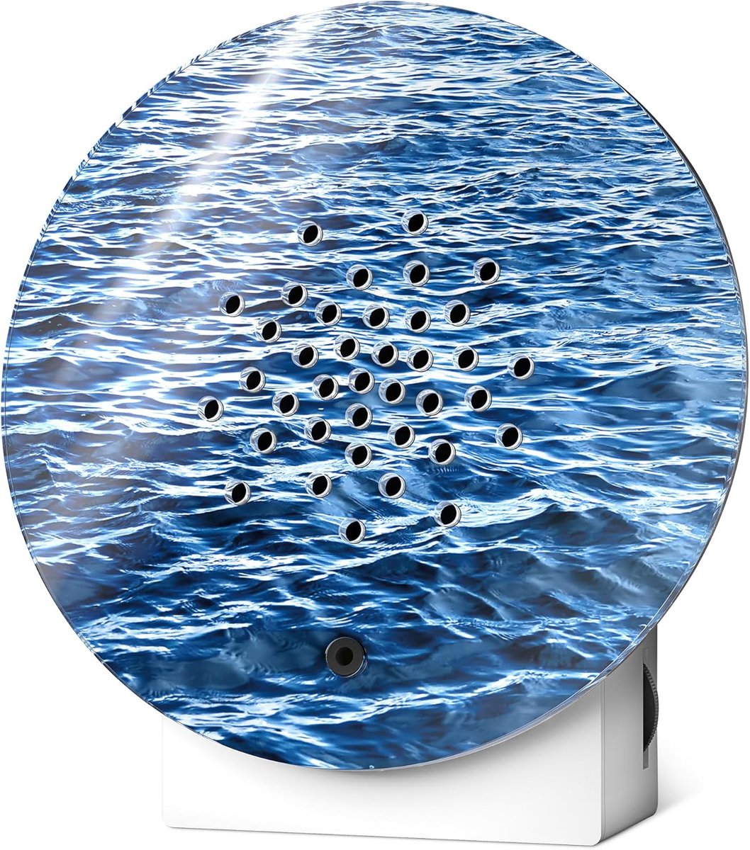 ORIGINAL Oceanbox – Moderne natuurgeluidenbox – Ontspannende zee-atmosfeer – Bewegingssensor met geluid – Natuurgeluiden soundbox (golven, design)
