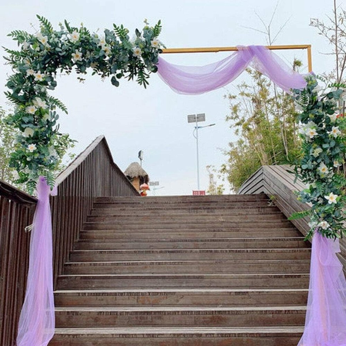 ballonnenboog set staven party backdrop decoratie boog set zuilvormige staven basisframe bruiloft verjaardag rozenboog klimhulp poortboog bruiloft achtergrond rek decor