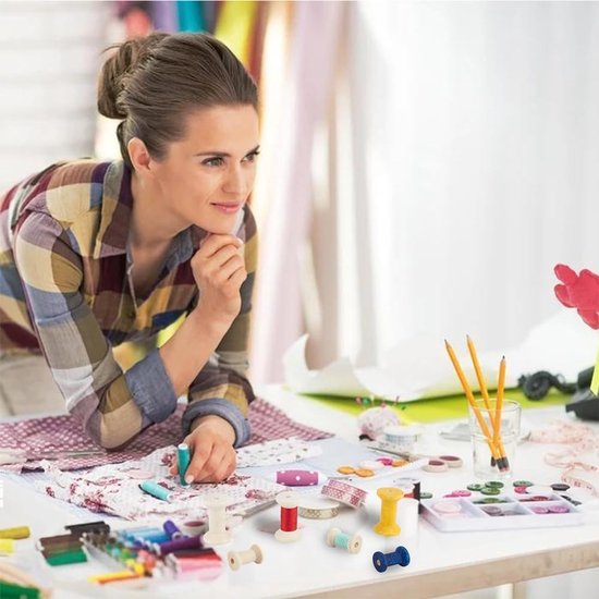 60 Stks 2 Maten Houten Lege Spoel, Mini Houten Spoelen Natuurlijke Draad Draad Draad Draad Draad Draad Draad Draad Spoel voor Kunst Ambachten Koord Kabel Ketting Roll — afbeelding 4