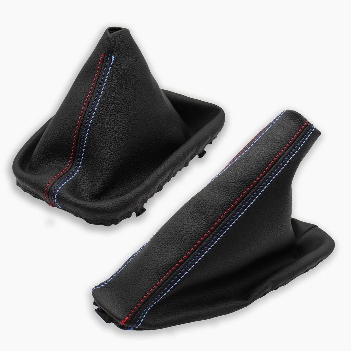 Versnellingspookhoes en Handremhoes Compatibel met Bmw Serie 3 E46 (1990-2007) (driekleurig)
