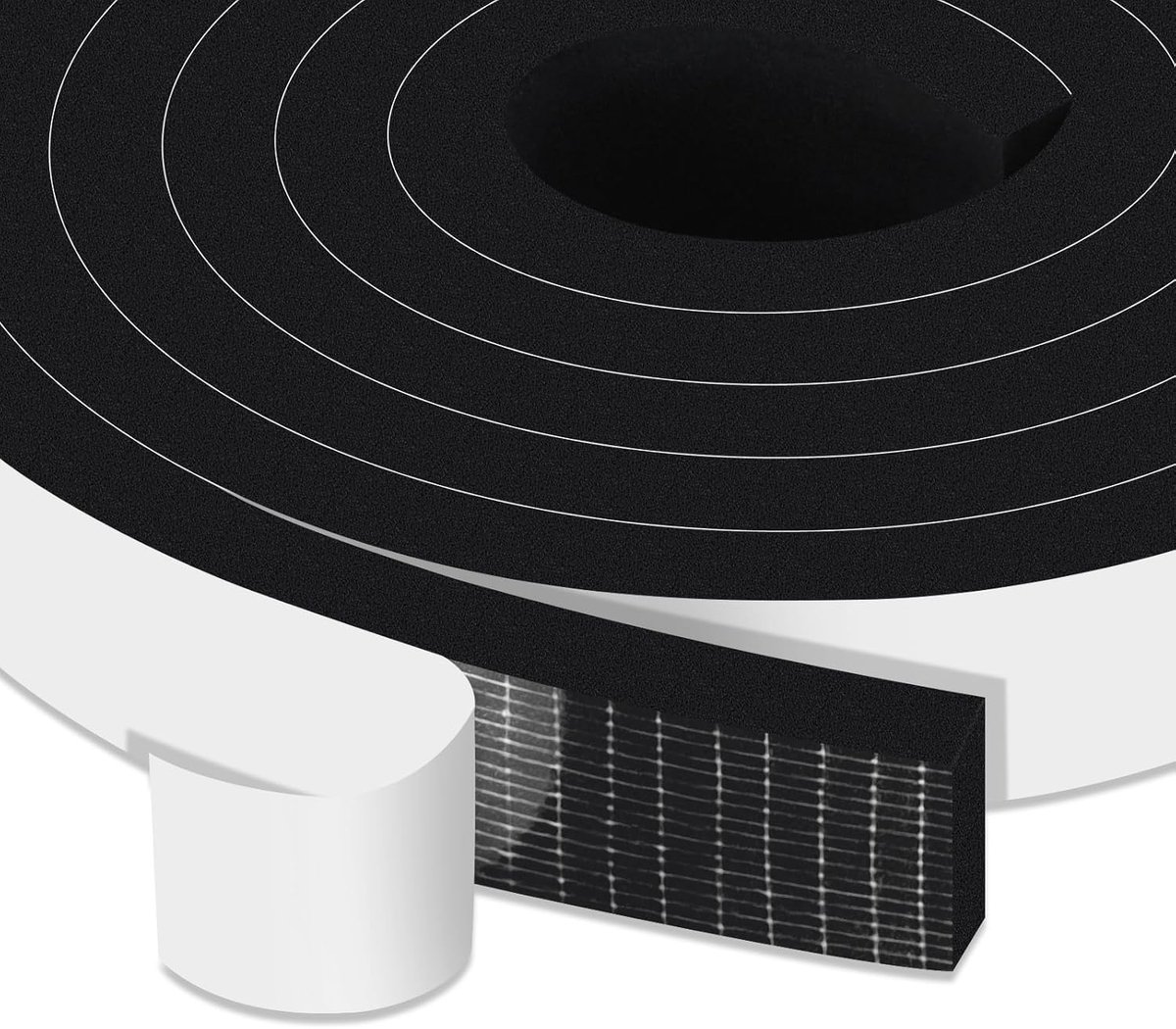 dichtheid Foam Tape 25mm (B) x 10mm (T), Zelfklevende Weer Stripping Seal, Home Window Isolatie Deur Diepgang Excluder Tape, Geluiddichte Schokbestendige Gap Afdichting