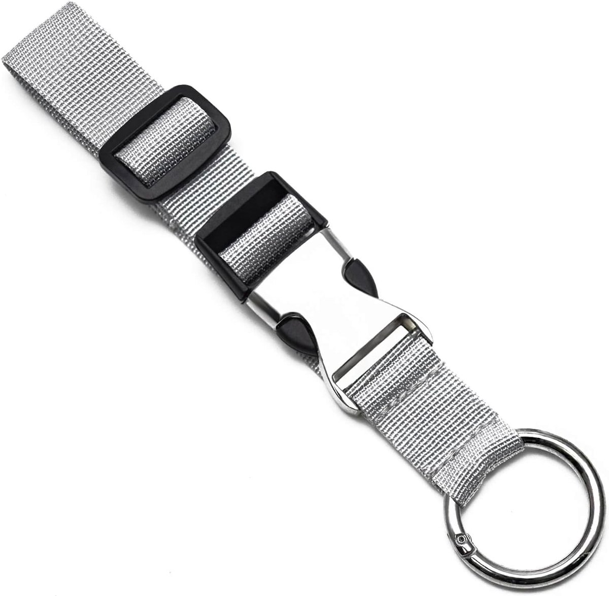 Bagageriemen Jas Grijper Bagageriemen Bagagekoffer voor Reisriem Bagage met Gesp Verstelbare Bagage Accessoires (Grijs)