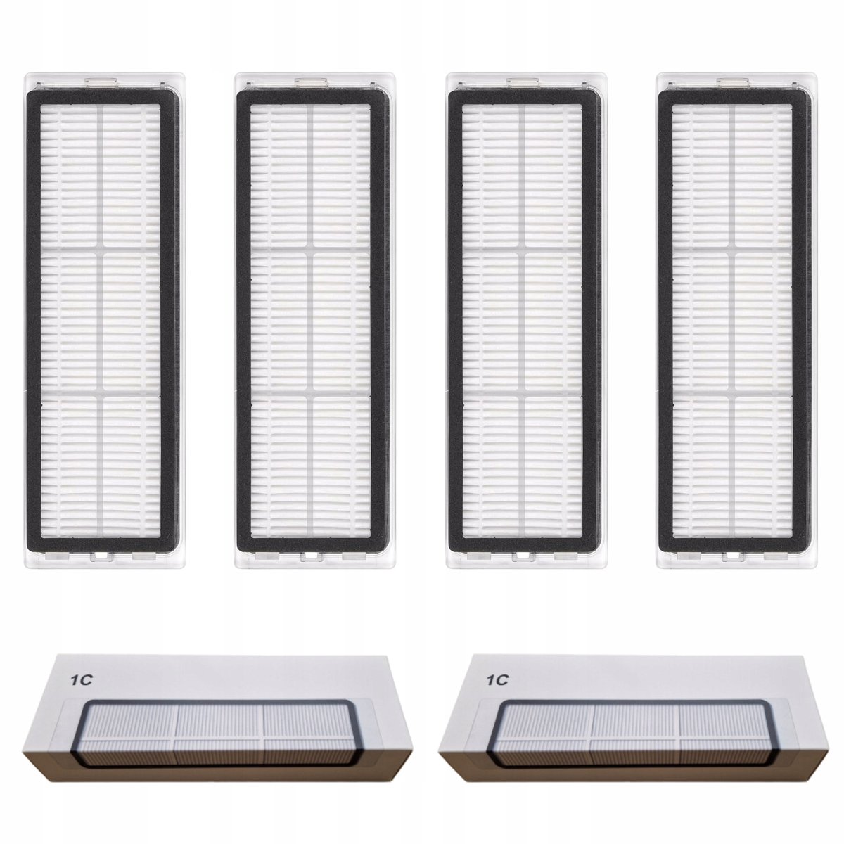 AreoSe - HEPA-filter voor Xiaomi Mi Robot Vacuum Mop 1C/2 Pro+/S10+/ - 4 stuks