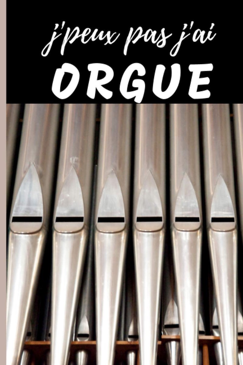 Pas j'ai Orgue Carnet de notes Passionné de musique: cahier ligné Cadeau Anniversaire, Noël Adulte Femme Ado Enfant Fille Garçon