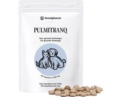 Sensipharm® Pulmitranq 250 mg - Luchtwegen Kat & Hond Supplement bij Hoesten & Kennelhoest - 90 Tabl.