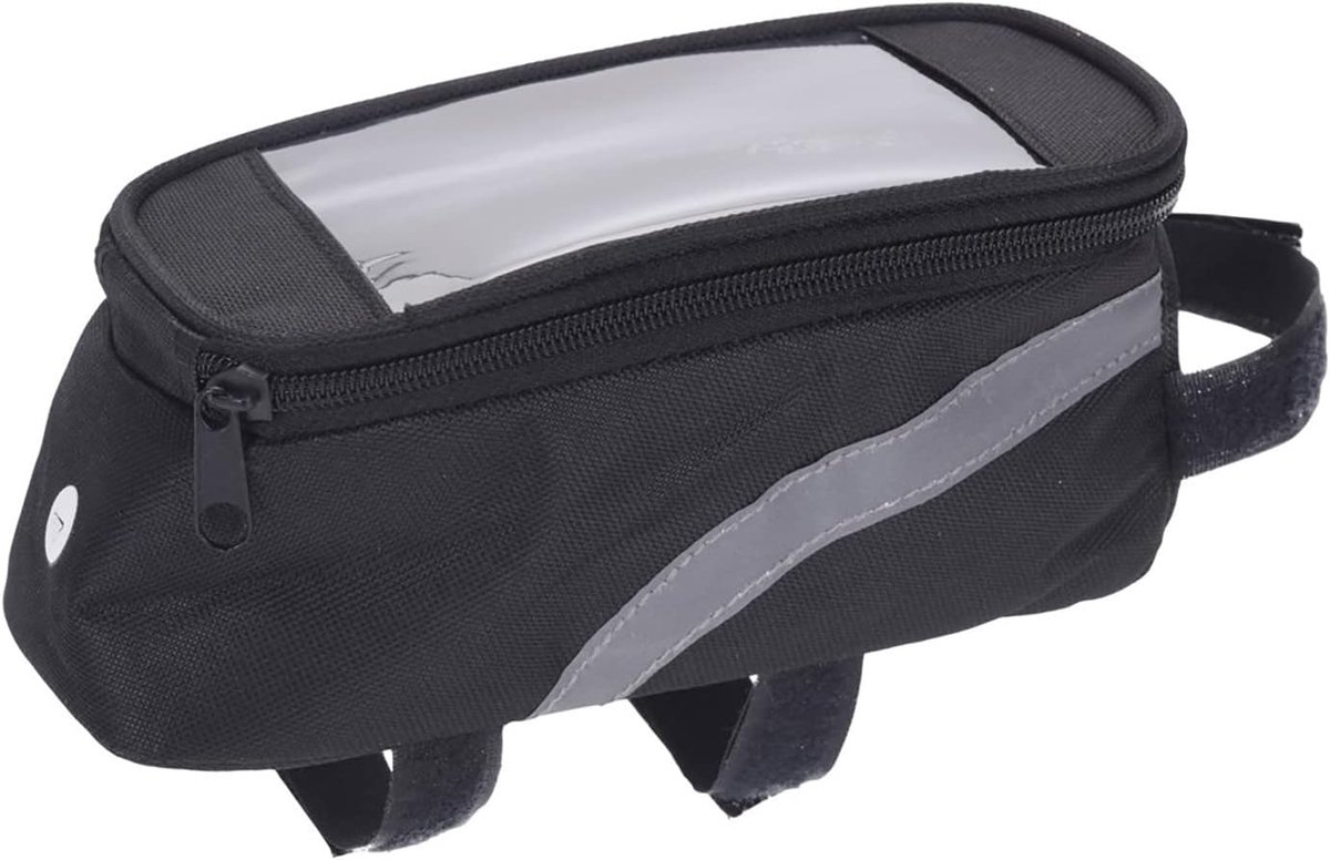Fietstas, frametas, stuurtas, telefoonhoes voor smartphone, waterdichte tas voor fiets, mountainbike, e-bike, racefiets, 1 liter