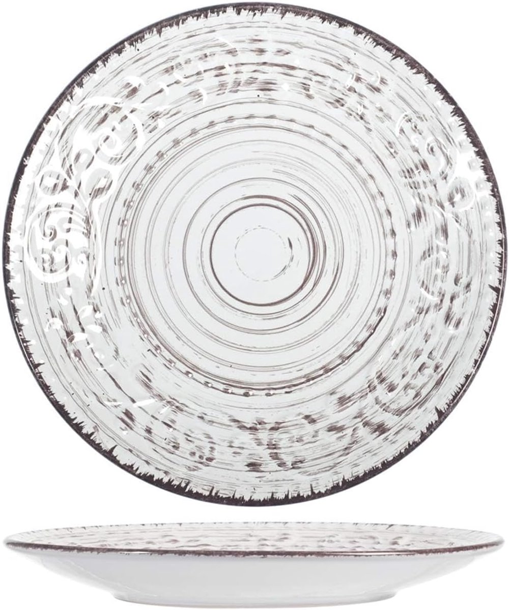 Courtyard Set 6 Piatti Frutta Bianchi Cm 21