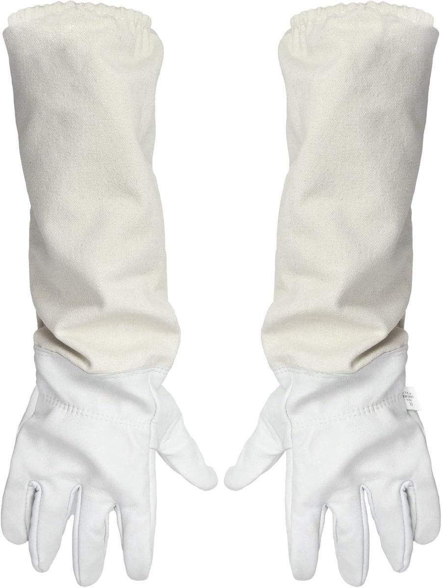 bijenhandschoenen van geitenleer, perfect voor de beginnende imker