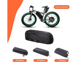 Beschermhoes voor e-bike, waterdichte doek, modderafdekking, batterijafdekking, voor opslag, transport en accu-o plaatsen