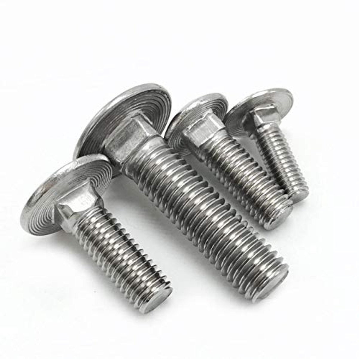 vierkante slijpers, roestvrij staal, M8 x 60 mm, 10 stuks