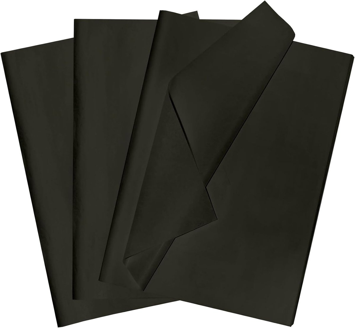60 stuks tissuepapier voor het inpakken van geschenken, zwart 35 x 50 cm tissuepapier vellen voor verpakking, inpakpapiervellen zuurvrij tissuepapier voor Halloween verjaardagscadeaus. Inpakken
