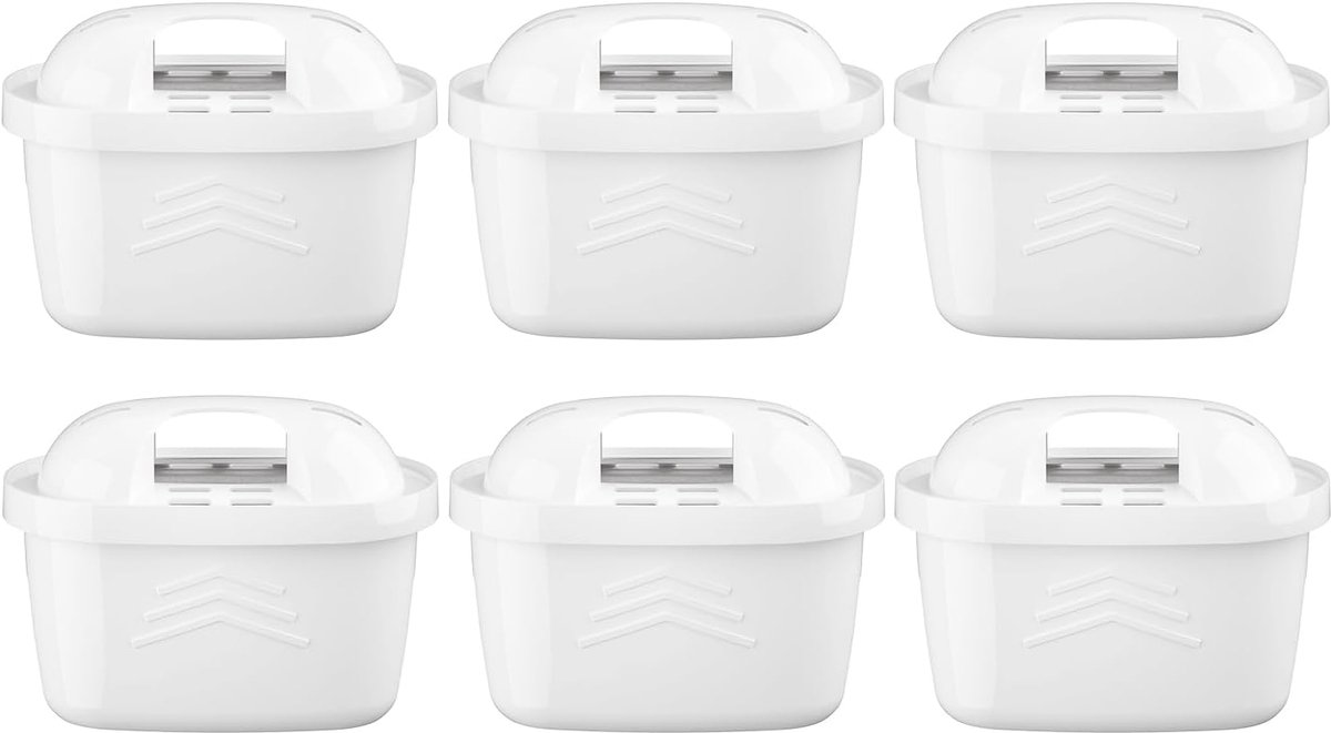 Waterfilter Vervangend voor Brita Maxtra+, Maxtra Plus, Mavea, Anna Duomax, 6 stuks