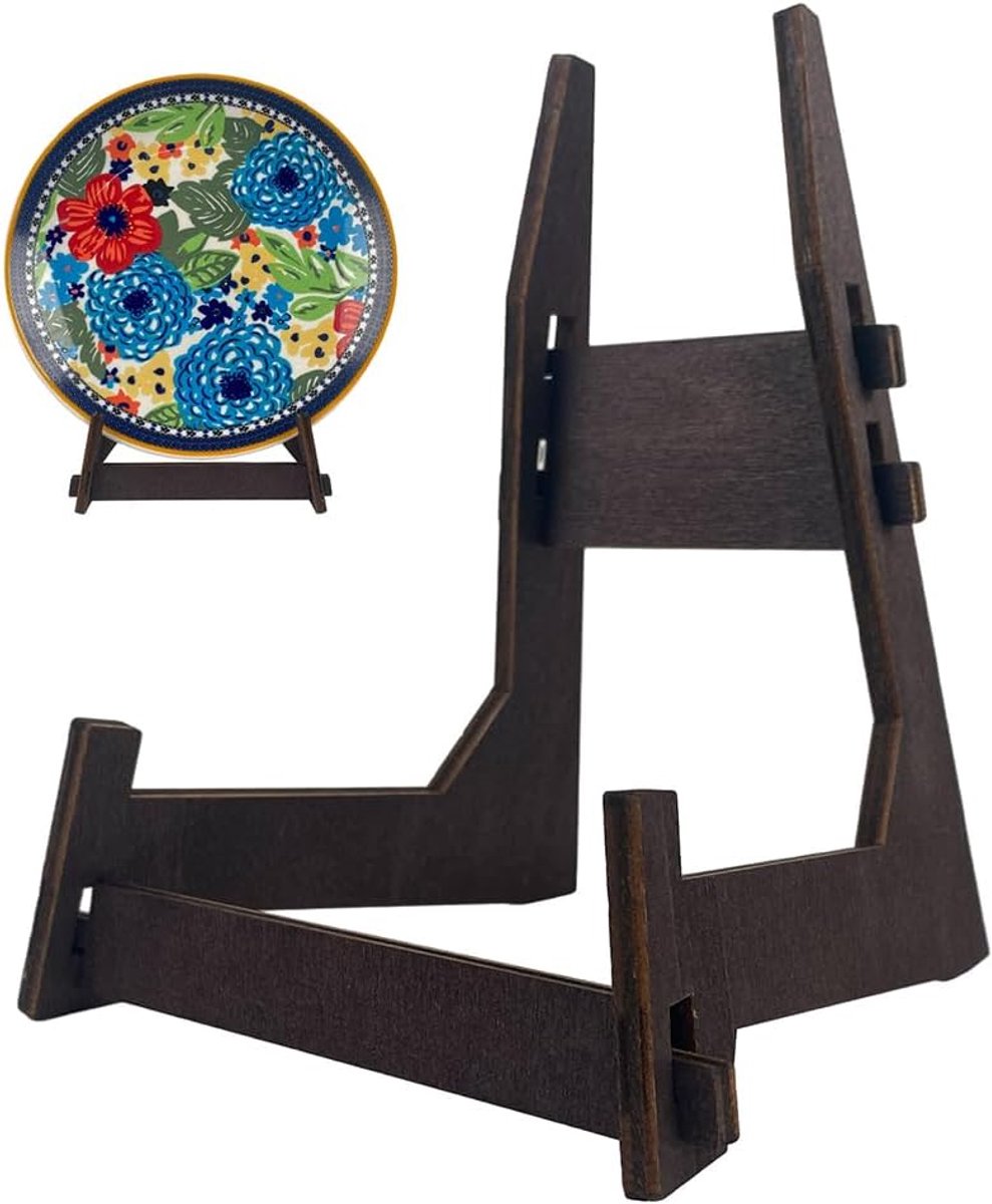 1 verpakking 33 cm houten displaystandaard, easel & boekenstandaard, fotolijst sjabloonhouder (33 cm - 1 stuk)