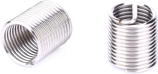 Schroefdraadreparatieset, 20-delig. M8x1 tapset van roestvrij staal, schroefdraadreparatieset voor binnendraad om de inzethuls te repareren, typische toepassingen voor hoogspanningsschakelaars — afbeelding 4