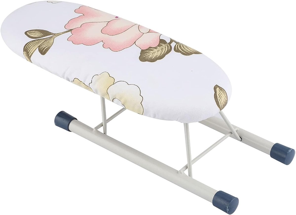 Ruimtebesparende Mini-Strijkplank Mouw Strijkplank Home Travel Sleeve Manchetten Halsbanden Bedieningstafel (Pioen)
