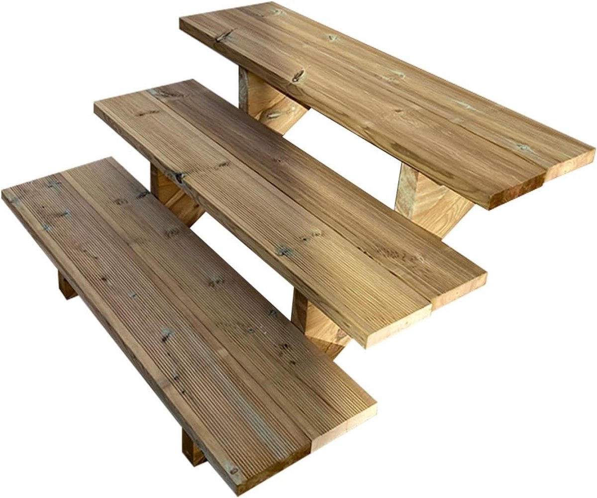 Treden hout D29cm, B100cm ZONDER optrede