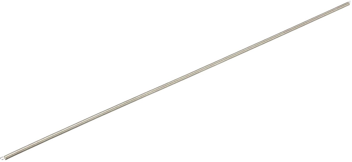 0,5 mm x 3 mm x 300 mm verlenging spanveer x 1 stuk roestvrij staal dubbele haakveer voor industriële machines en productiebesturing, zilver