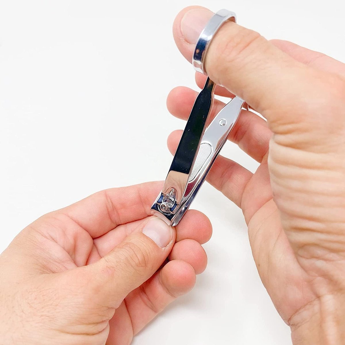 Nagelknippers, innovatieve nagelknipper van koolstofstaal, nagelknipper en scherpe nagelvijl, professionele nagelknipper voor mannen en vrouwen, geschikt als cadeau