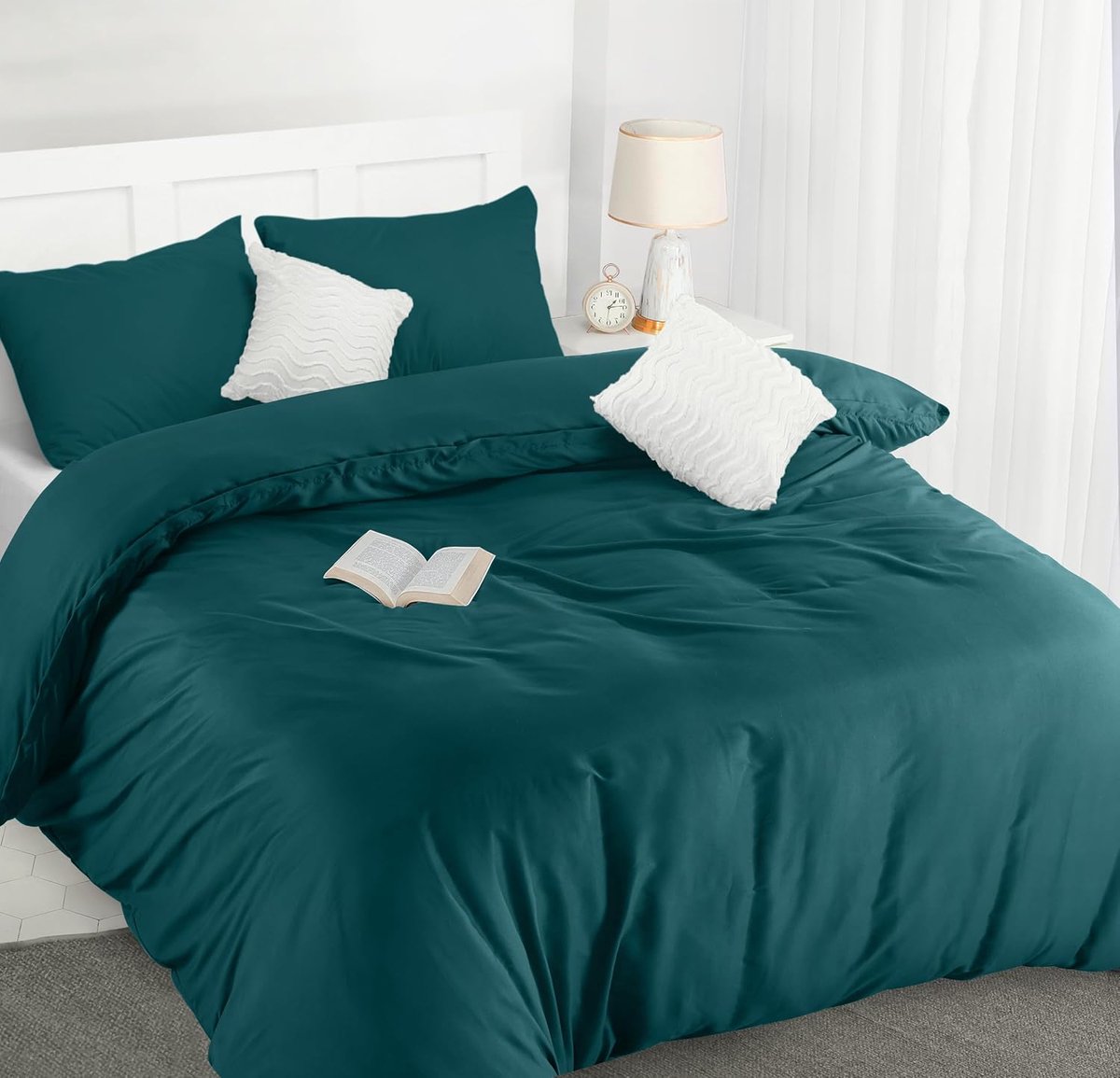Bedding Dekbedovertrek Set - Zachte Microvezel Dekbedovertrek 200x200cm met Kussenslopen 50x75cm - Beddengoed Dekbedovertrek Set - Wintertaling | Zachte microvezel polyester - beddengoed dekbedovertrek set