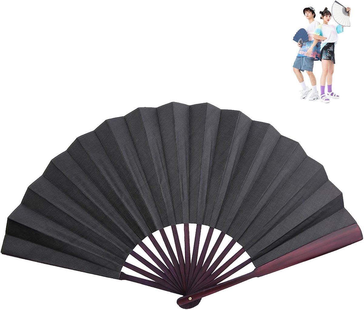 10 inch Chinese vouwventilator Handheld Dance Tool Bone Craft Paper Fan Decoratie Geschikt voor Performance Dance Home Decoration