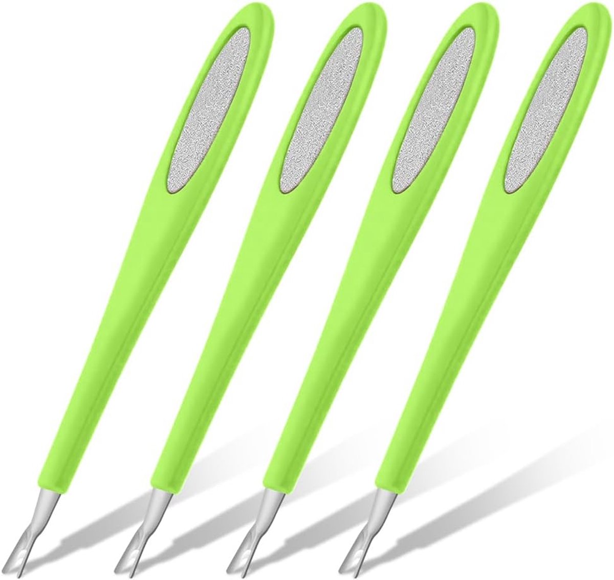 Nagelriemvork, 4 stuks, nagelriemsnijder, groen | Nagelriemschuiver, nagelriemschuiver voor manicure en pedicure