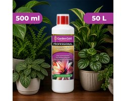 Garden Gold Biologische Kamerplanten Voeding - 500 ml - Vloeibare Plantenvoeding voor Kamerplanten - Voor Groen Blad en Sterke Wortels