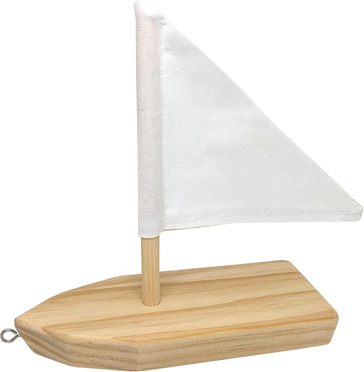 Houten bouwset, boot om in elkaar te zetten en te beschilderen, knutselen met hout, cadeau-idee voor kinderen