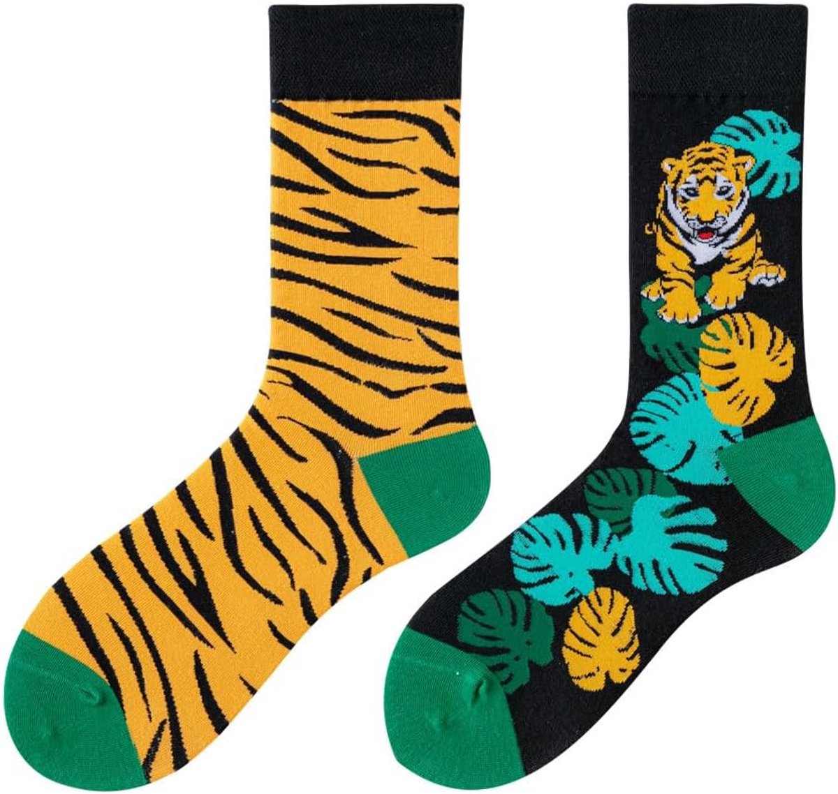 Sokken Voor Dames En Heren Unisex Veel Motieven Dieren Eten Fruit Sport Kunst Van Katoen Cadeau Asymmetrische Patronen Links En Rechts