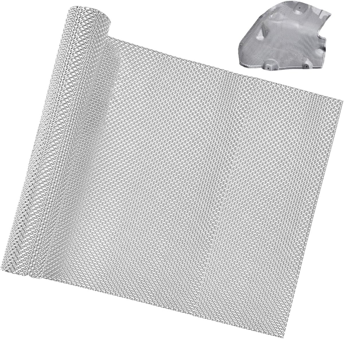 1 stuk 40 × 120 cm hittebeschermingsfolie voor de auto, corrosiebestendig en bestand tegen hoge temperaturen, kan naar wens gebogen en gesneden worden, geschikt voor een groot aantal voertuigen