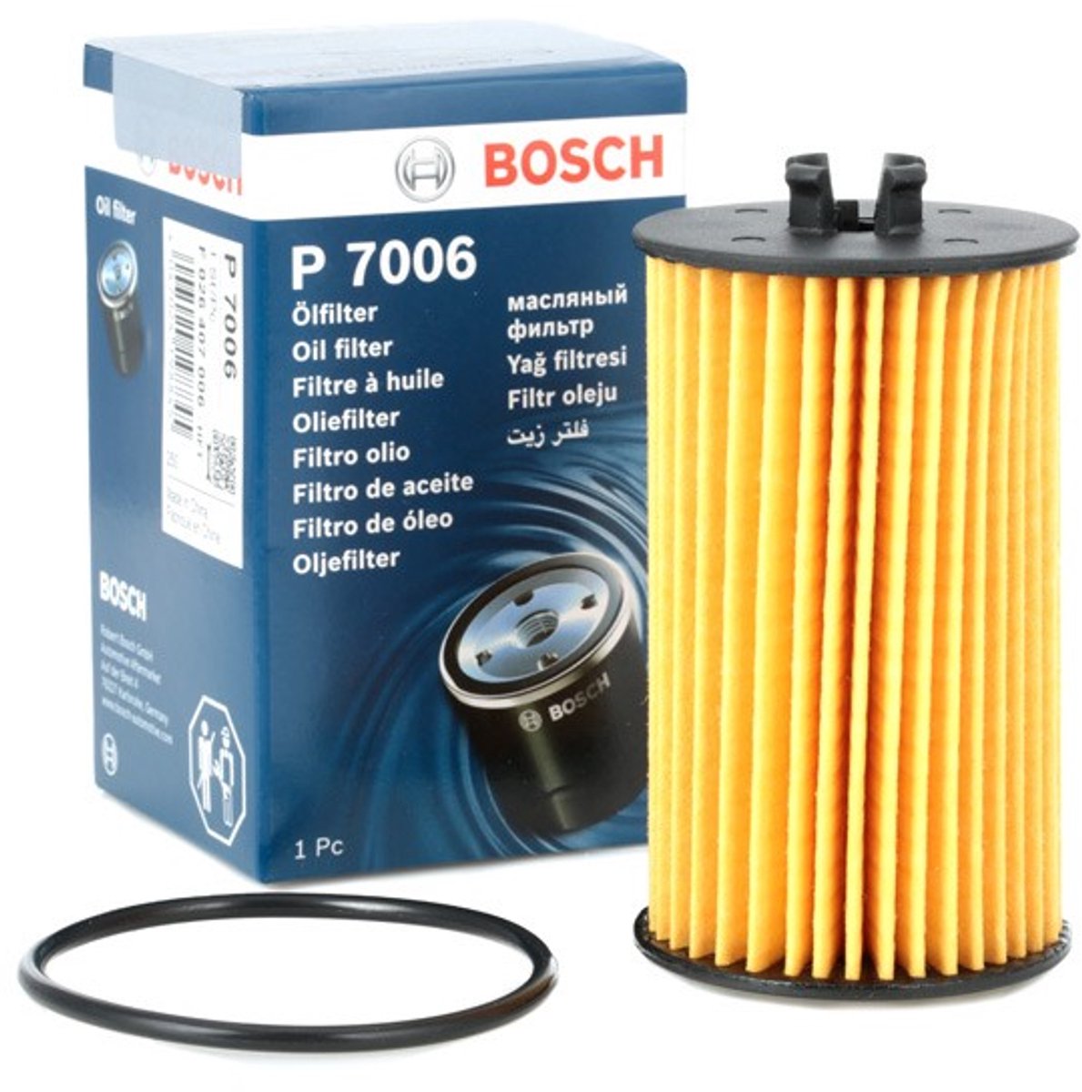 Bosch Oliefilter F 026 407 006 | OEM 55594651 | 5650359 | 93185674 | Opel Astra H J | Corsa D E | Insignia A | Meriva B | Mokka | Zafira B C | Chevrolet Cruze Orlando Trax