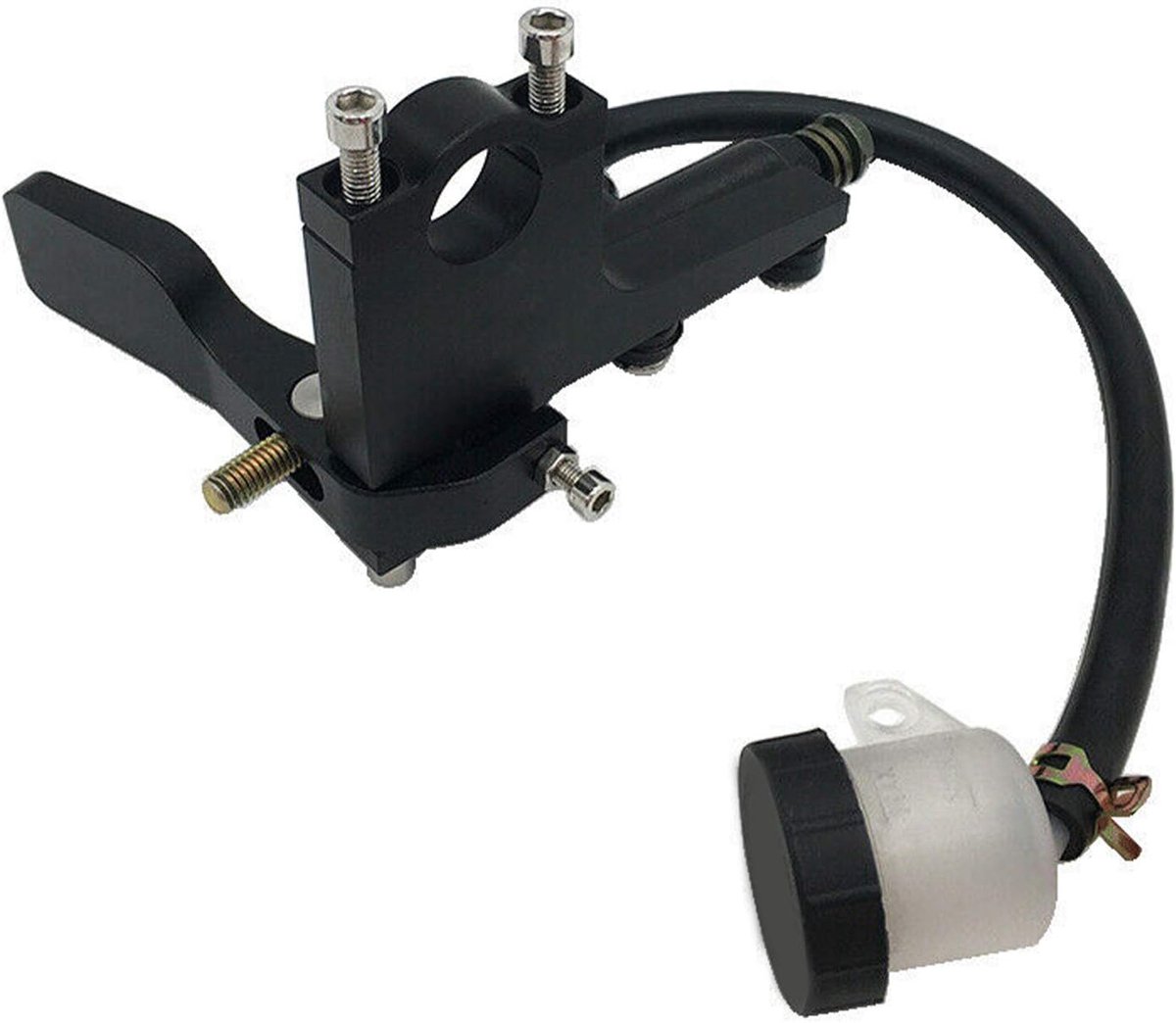 Remhendel, Universele 7/8 Inch 22mm Aluminium Motorfiets Koppeling Duim Remhendel Achter Hoofdpomp Cilinder Handvat Kit