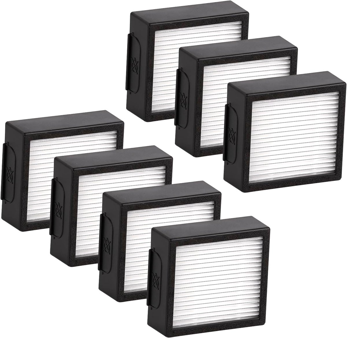 (7 Stuks) Combo j9+ Vervanging HEPA Filter Compatibel met iRobot Roomba Combo j7/ Combo j7+/ Combo j9+/ Combo 10 Max Robotic Stofzuiger HEPA Filters Accessoire Kit