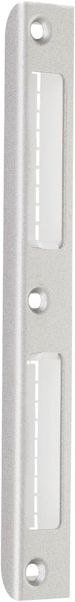 deurkozijn hoeksluitplaat S411 rond manchet: 170 x 20 x 8 mm, staal, deursluitplaat DIN L/R
