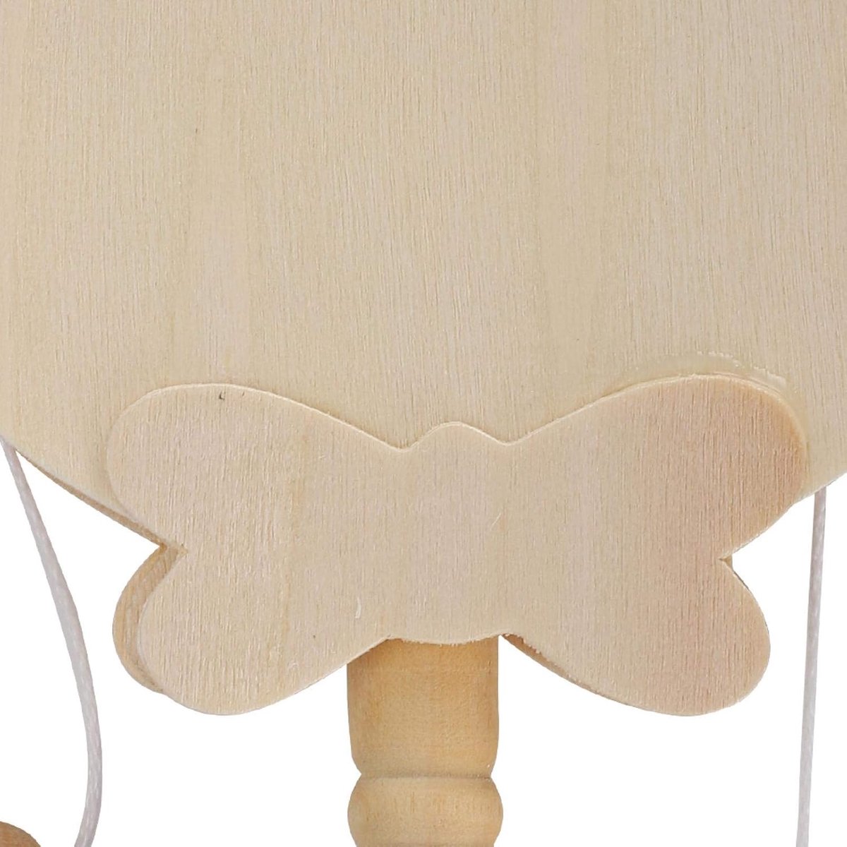 ronde hoekontwerp DIY houten twistrammelaar, vroege educatieve 3 sets voor kinderen Baby