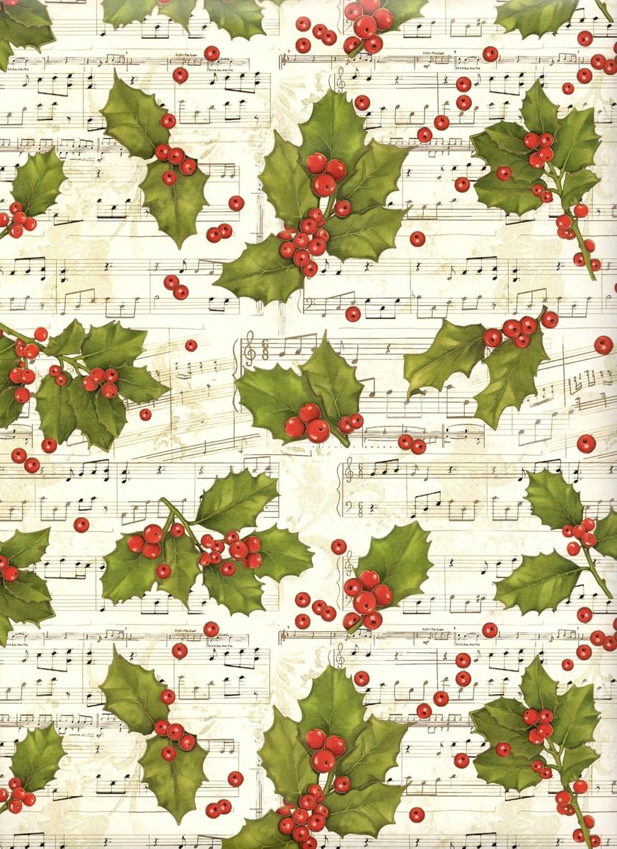 Cadeaupapier Kerstmis 3 vellen formaat 90 x 65 cm kerstdesign (18-9115)