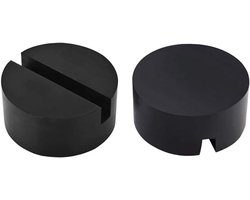2 Stuks Universele Rubber Gleuf Jack Pad, Gleuf Frame Rail Pinch Welds Protector, voor Houden Pinch Weld, Verf en Metaal Veilig