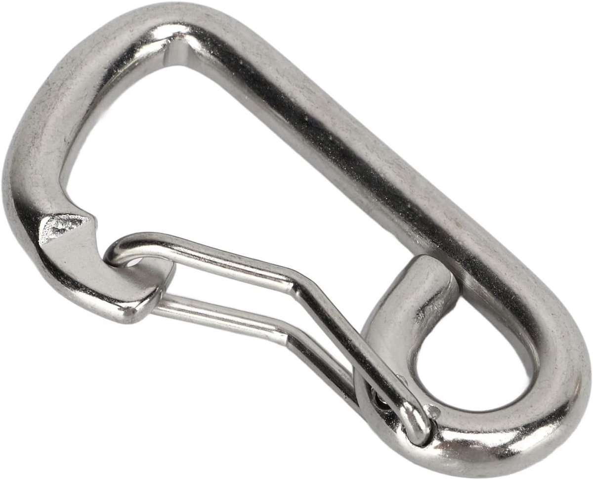 Snap Hook Carabiner 316 RVS Marine Grade Heavy Duty Spring Snap Hooks voor Duikuitrusting