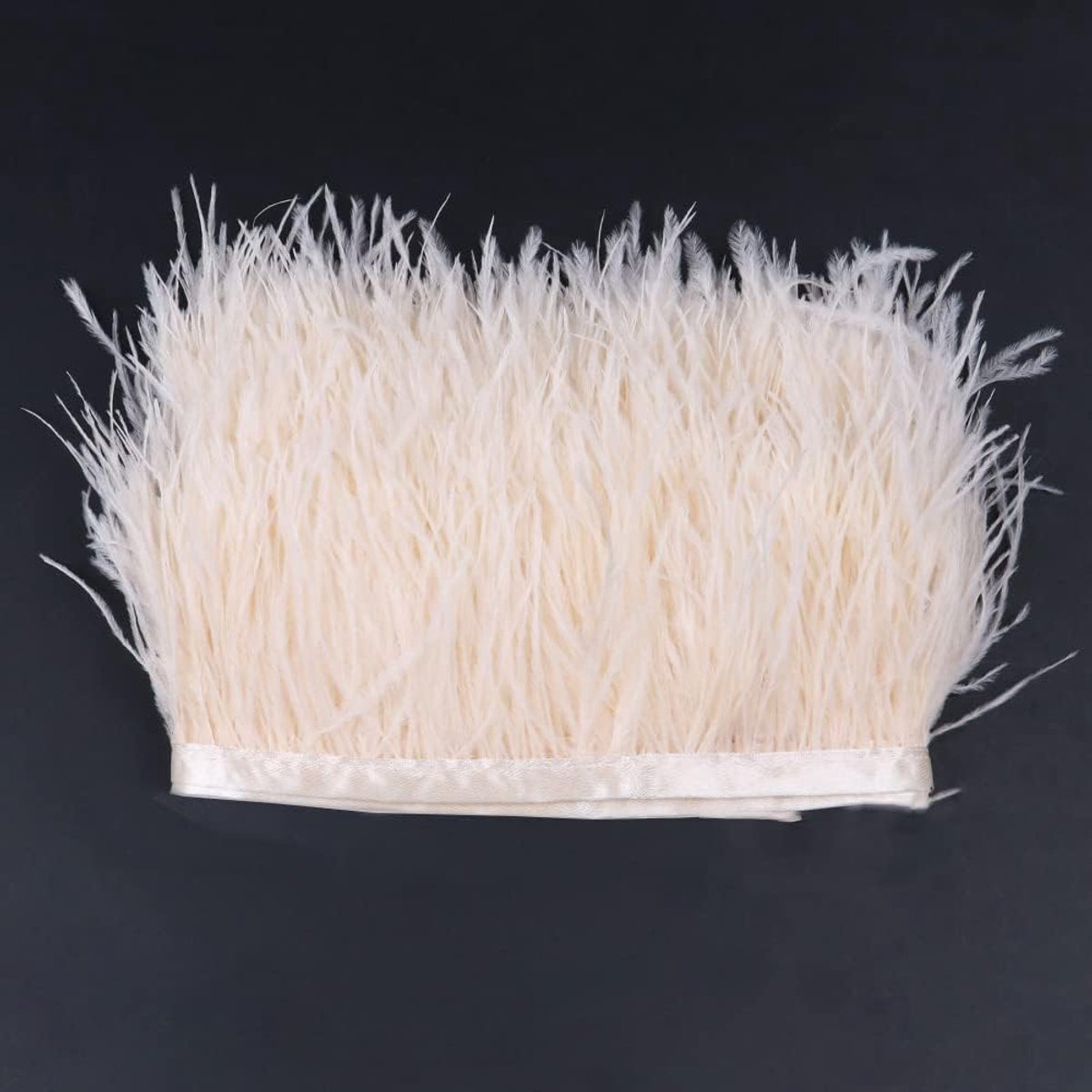 stoffstroken, veerfranje band, struisvogelveren-bies, franjes met satijnen lint voor dromenvanger knutselwerk, kostuums, hoeden, knutselen, thuisdecoratie, Halloween, DIY decoratie 3