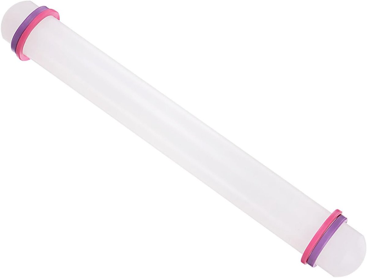 deegroller, 13 inch lengte, PP plastic anti-aanbakring fondant roller deeg roller - (Toepassingen: voor bakken fondant DIY)